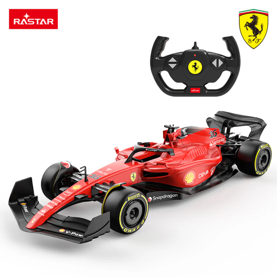 Rastar RC 1:12 Ferrari F1 75 Remote Control Toy Car - Red - Image 2
