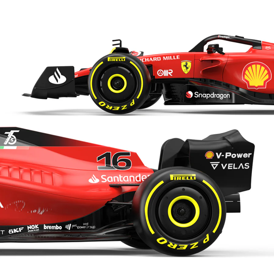 Rastar RC 1:12 Ferrari F1 75 Remote Control Toy Car - Red - Image 6
