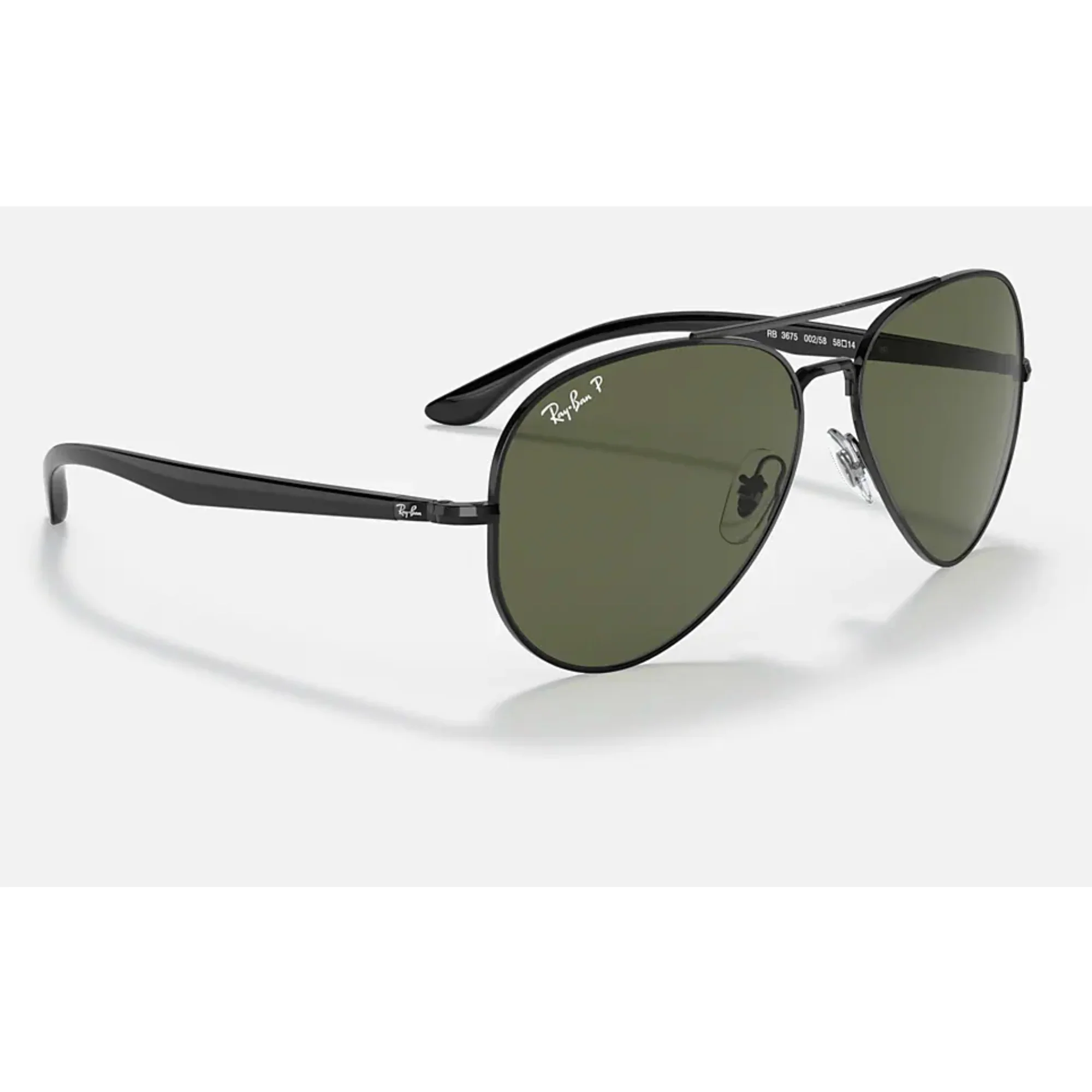 Ray Ban Black Green Polar Sunglasses - Image 3
