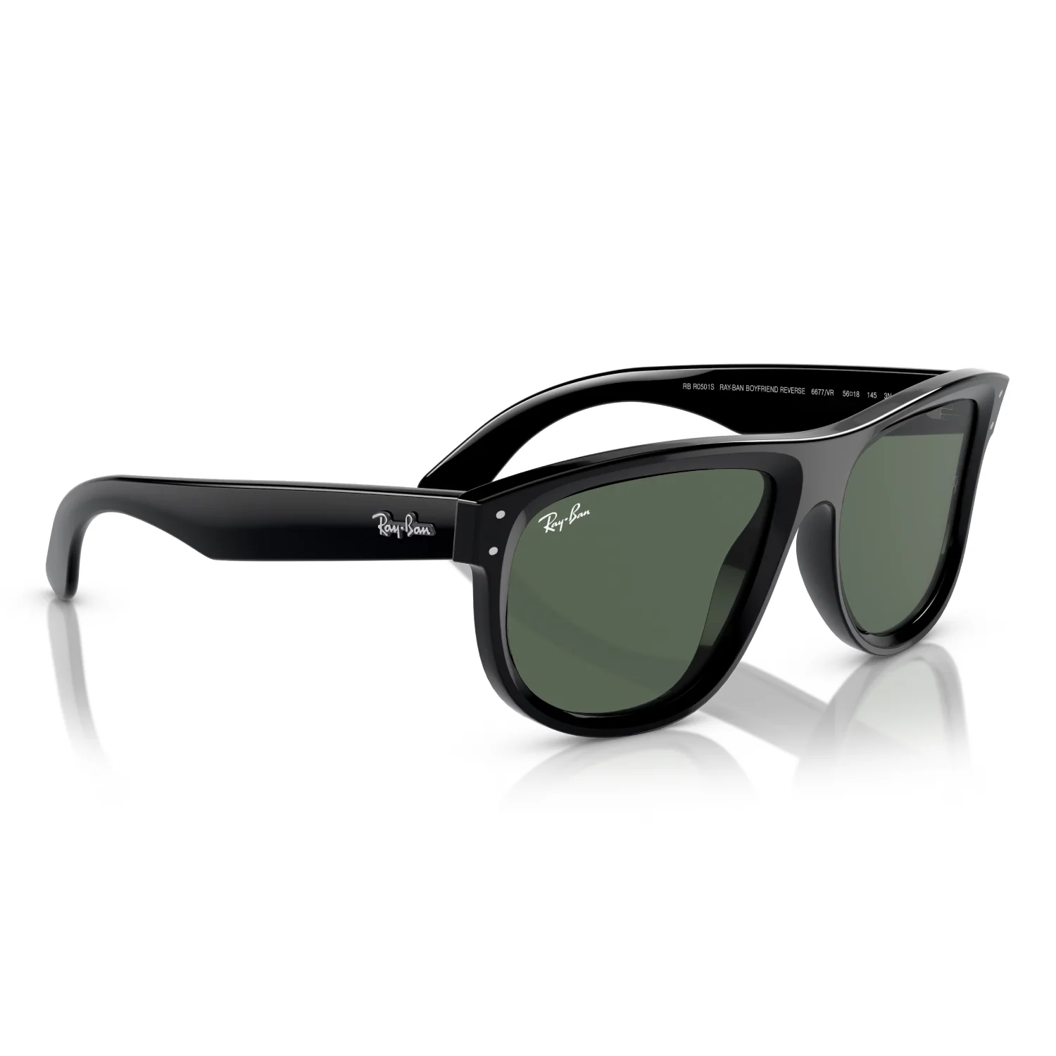 Ray-Ban Boyfriend Reverse Unisex RBR0501S Square Classic G-15 Sunglasses - Image 4