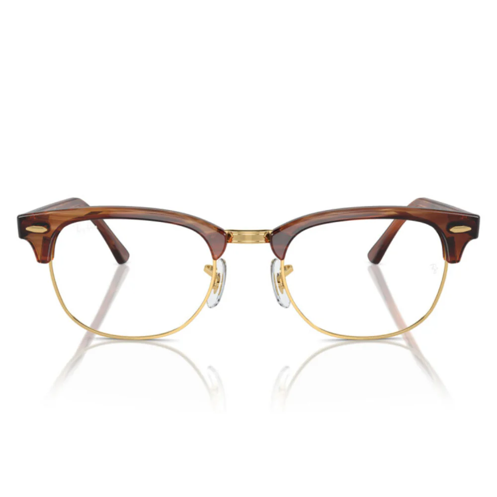 Ray-Ban Clubmaster RX5154538375 Unisex Square Clear Eyeglasses - Image 3