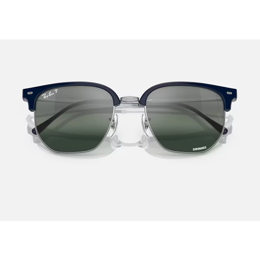 Ray-Ban Clubmaster Unisex RB4416 Irregular Chromance Sunglasses - Image 2