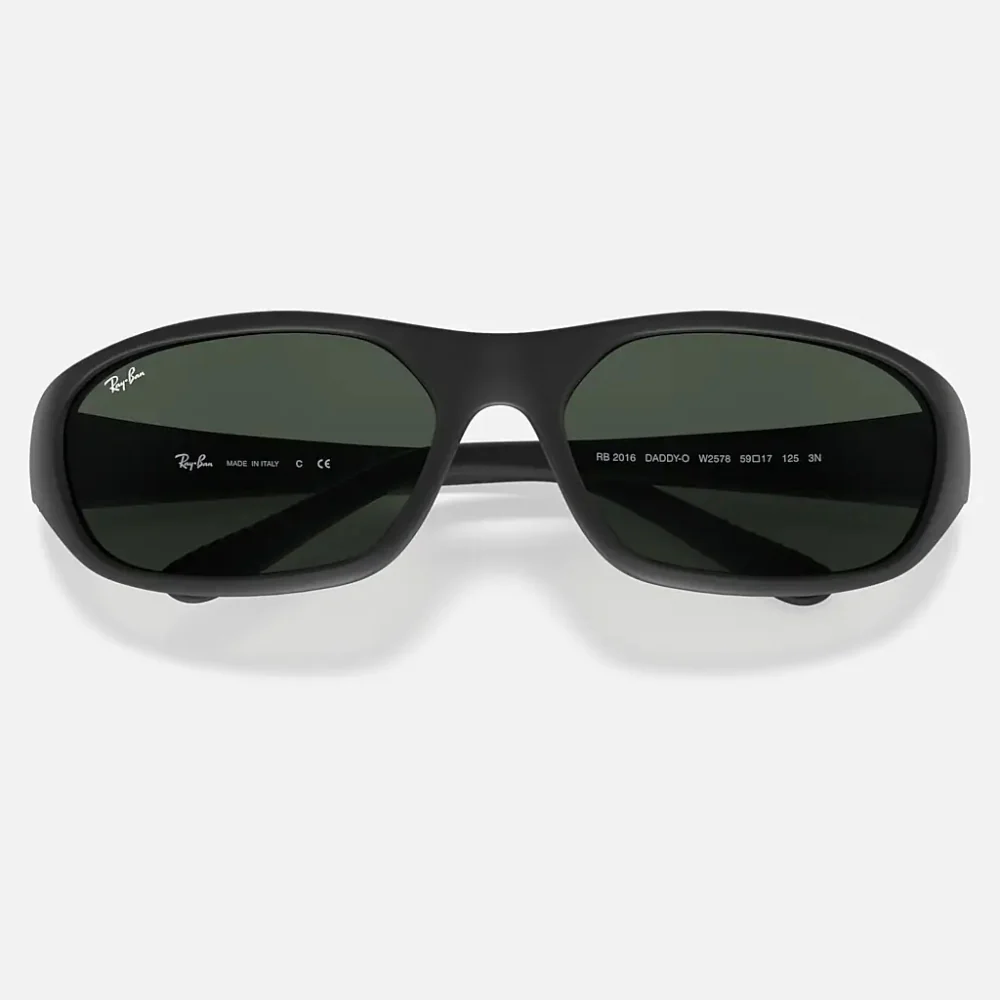 Ray-Ban Daddy-O II Unisex Rectangle Sunglasses, Green