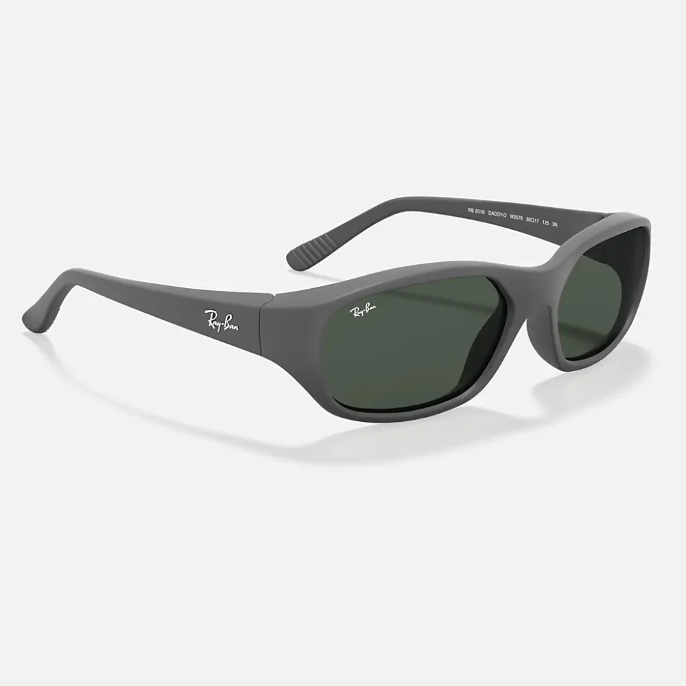 Ray-Ban Daddy-O II Unisex Rectangle Sunglasses, Green - Image 3