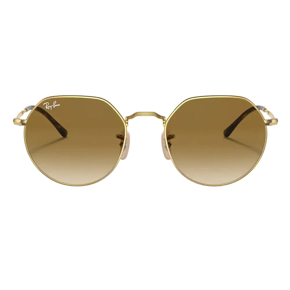 Ray-Ban Jack Unisex Sunglass, Clear Gradient Brown