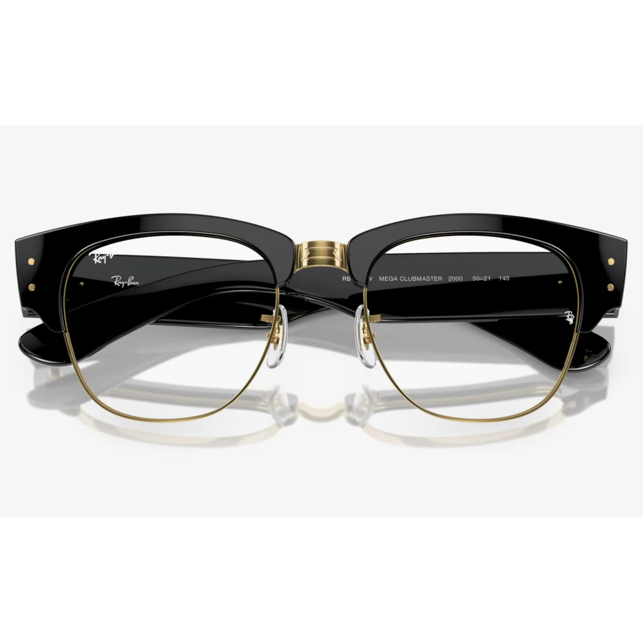 Ray-Ban Mega Clubmaster Unisex RB0316V Square Eyeglasses - Image 2