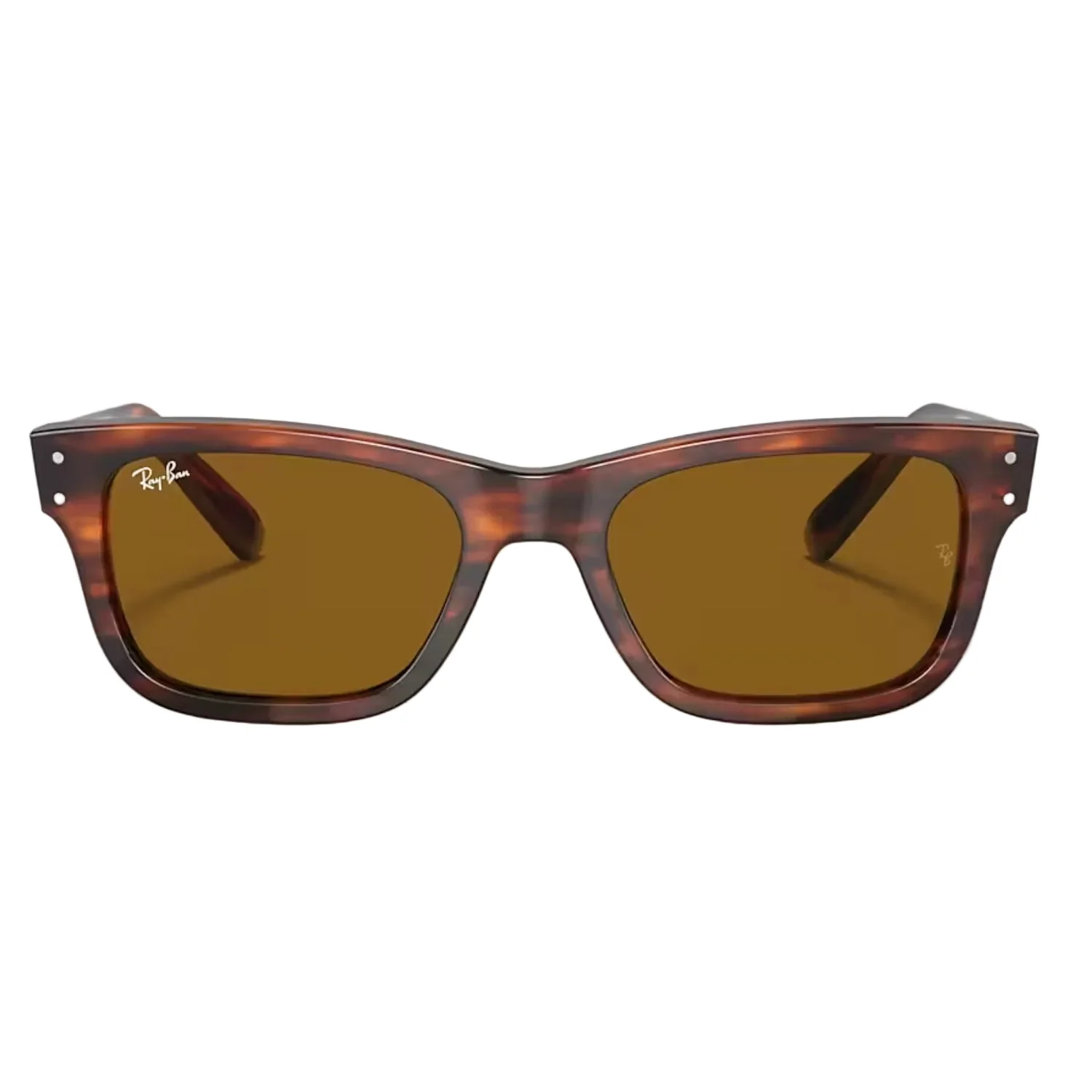 Ray-Ban Men's RB2283 Mr. BuRBank Rectangular Classic B-15 Acetate Sunglasses