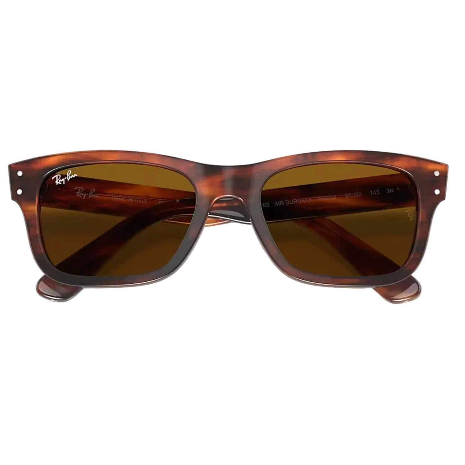 Ray-Ban Men's RB2283 Mr. BuRBank Rectangular Classic B-15 Acetate Sunglasses - Image 5