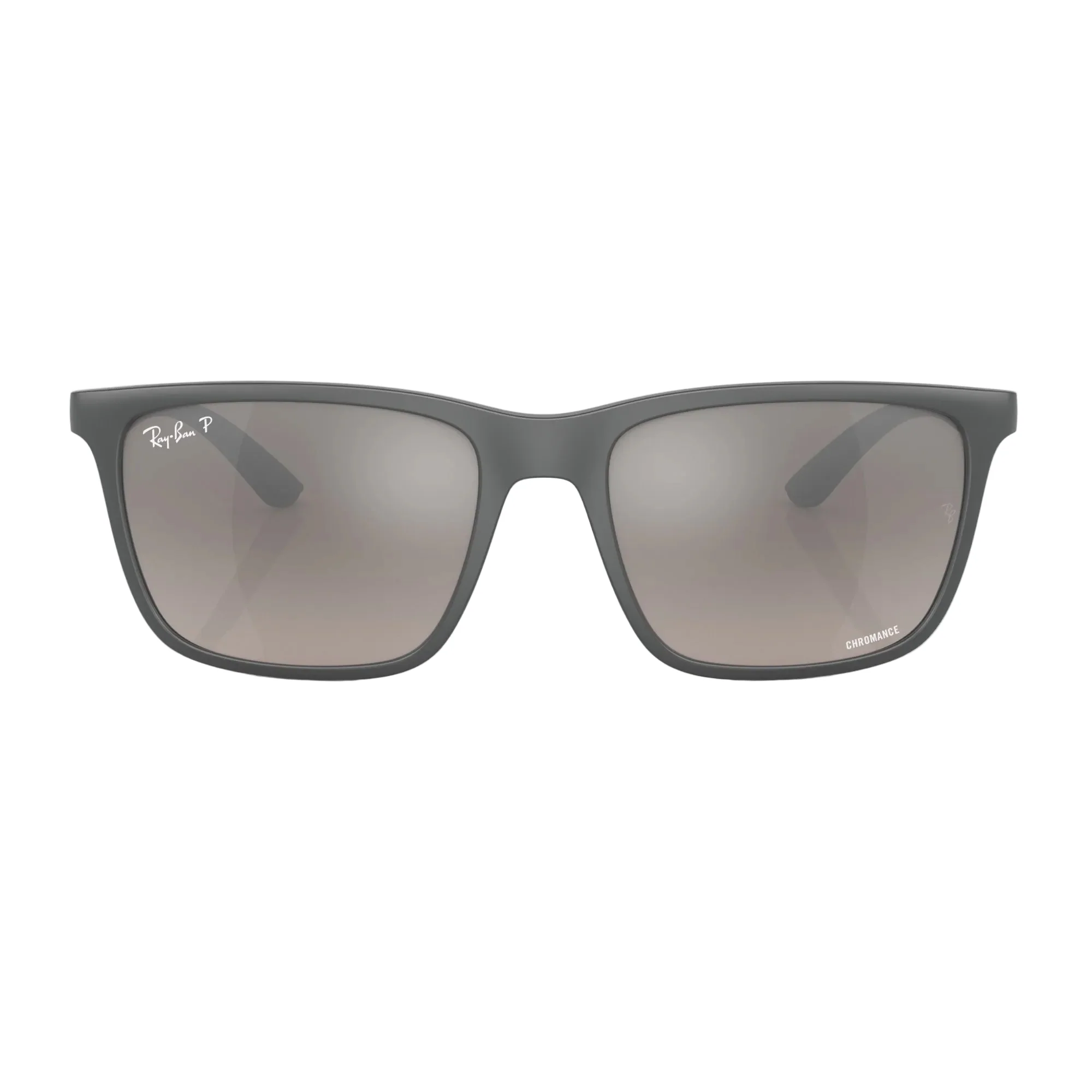 Ray-Ban Men's RB4385 Rectangle Chromance Sunglasses