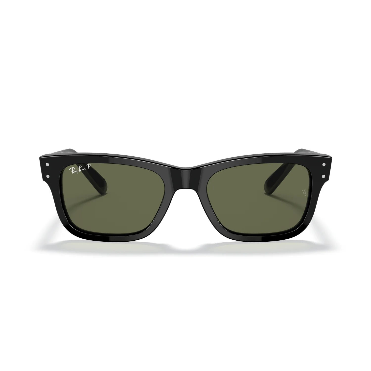 Ray Ban Mr Burbank Black Polar Green Sunglasses - Image 2