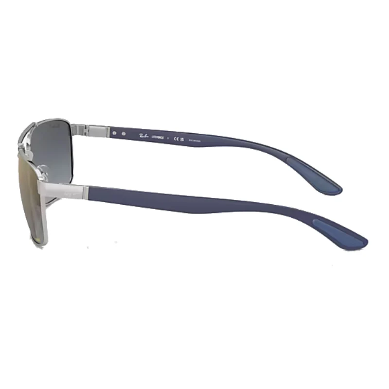 Ray Ban RB3737CH6000 Unisex Rectangle Chromance Sunglasses - Image 3