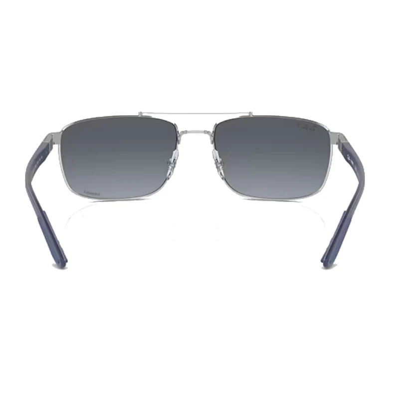 Ray Ban RB3737CH6000 Unisex Rectangle Chromance Sunglasses - Image 5