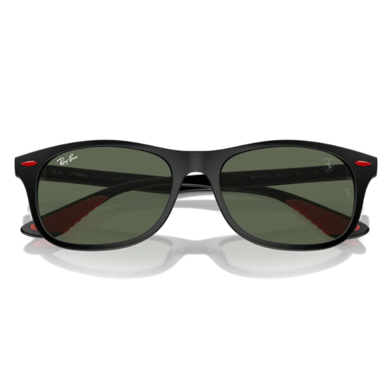 Ray Ban RB4607M55F60 Unisex Square Solid Color Sunglasses - Image 4