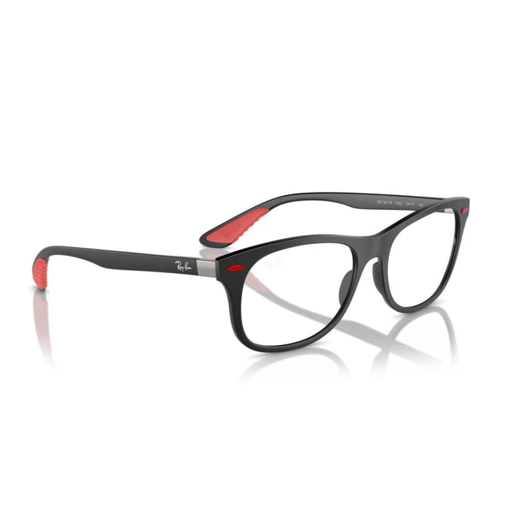 Ray-Ban RX7307M55F60 Unisex Square Clear Eyeglasses - Image 2