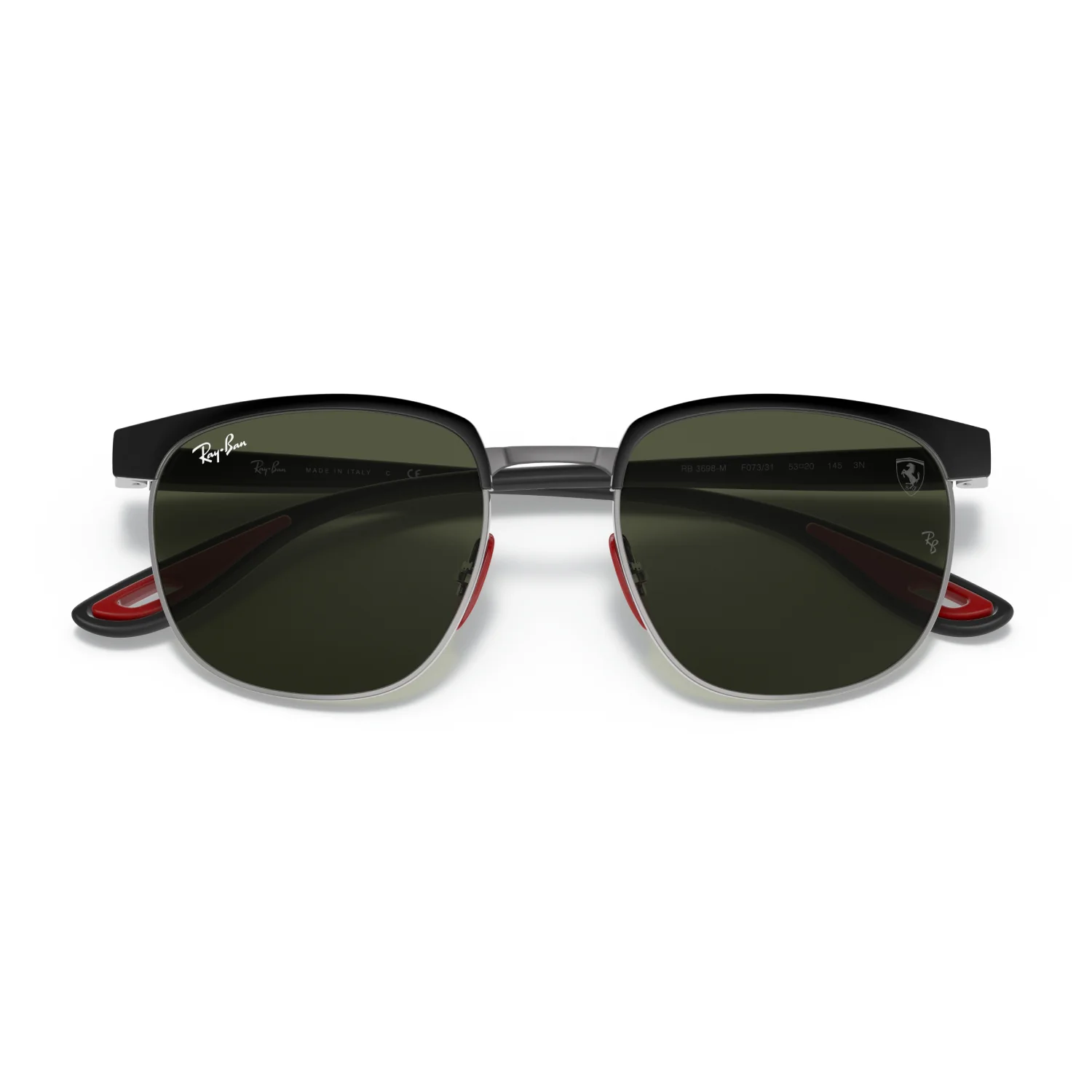 Ray-Ban Scuderia Ferrari Unisex RB3698M Square Classic Sunglasses - Image 3