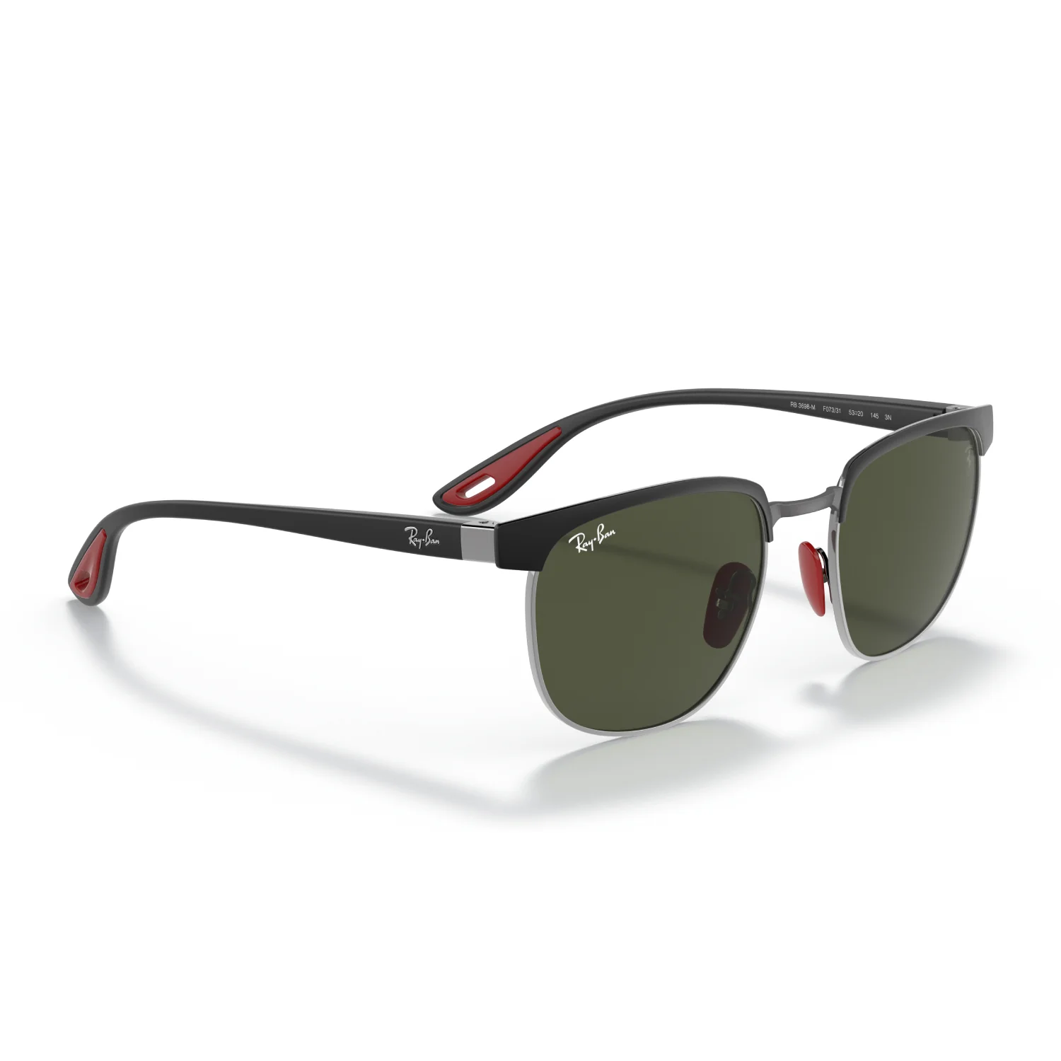 Ray-Ban Scuderia Ferrari Unisex RB3698M Square Classic Sunglasses - Image 4