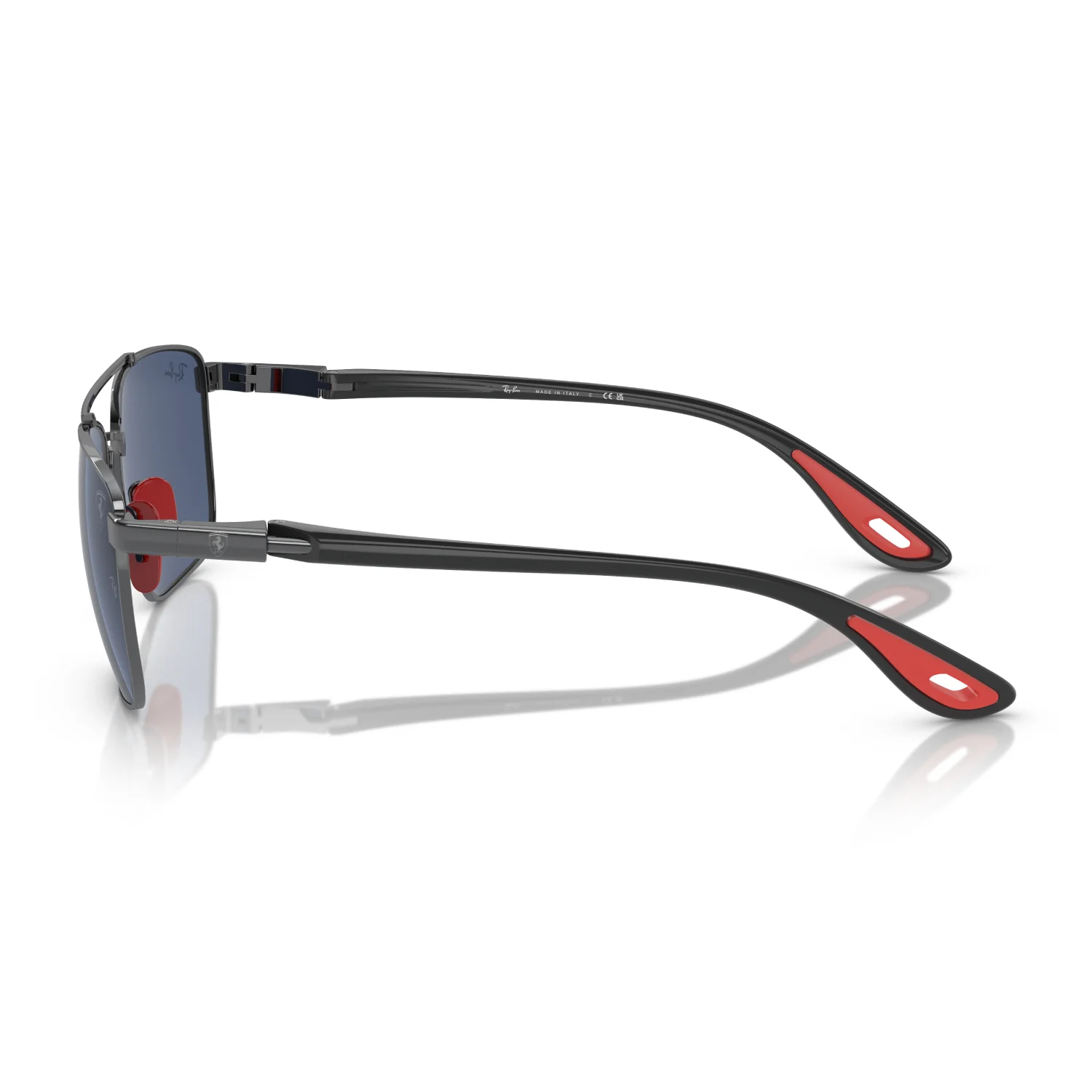 Ray-Ban Scuderia Ferrari Unisex RB3715M Square Classic Sunglasses - Image 5