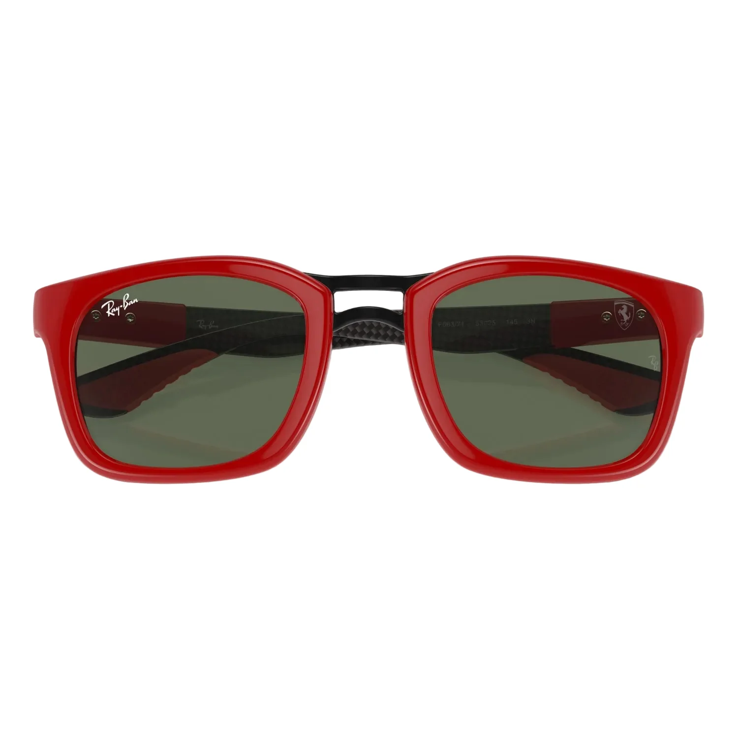 Ray-Ban Scuderia Ferrari Unisex RB8362M Square Classic Sunglasses - Image 3
