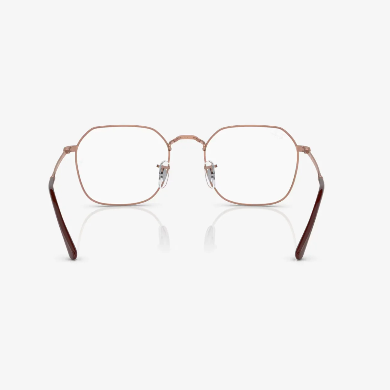 Ray-Ban Unisex Geometric Eyeglasses, Rose Gold - Image 6