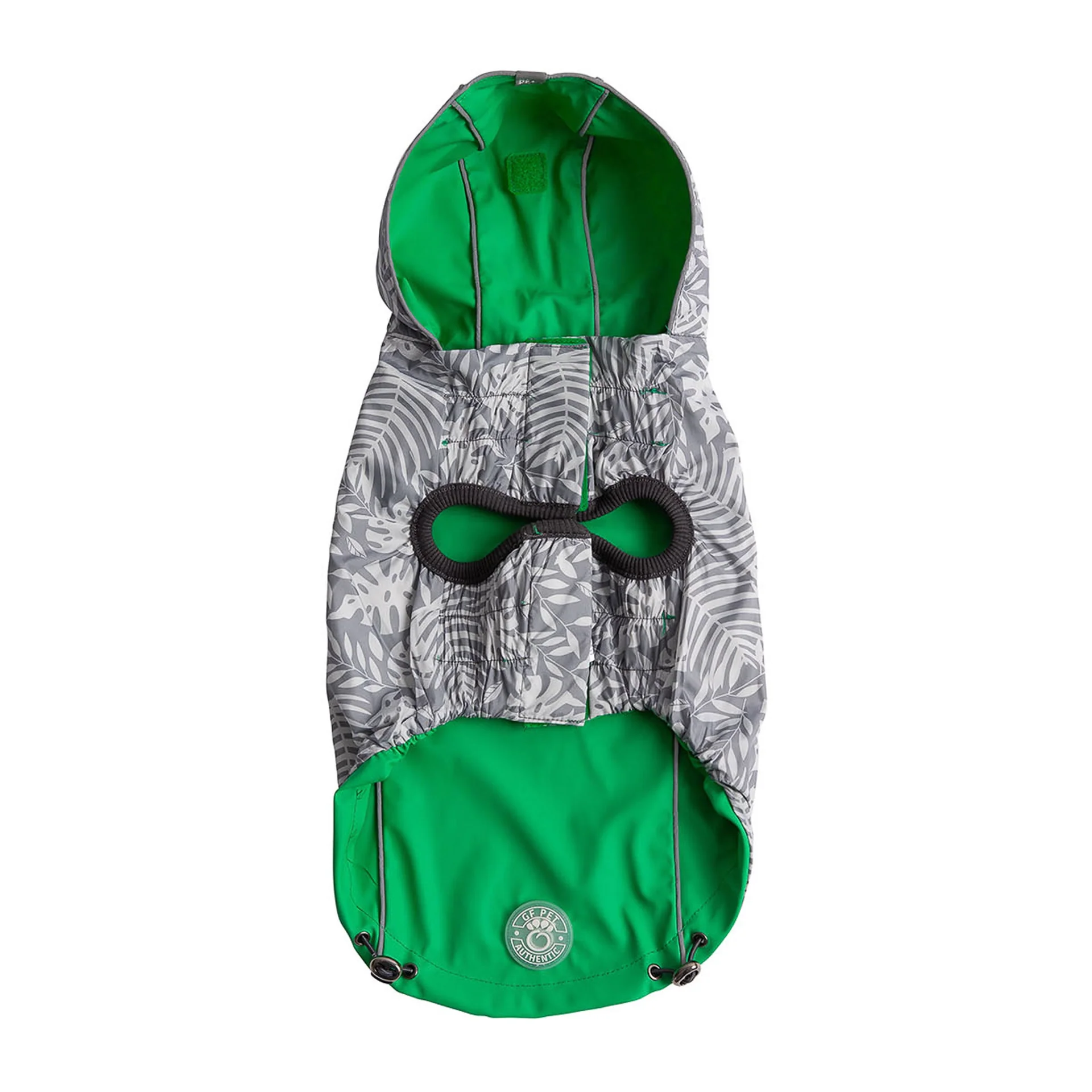 Reversible Elasto-Fit Raincoat - Green - Image 4