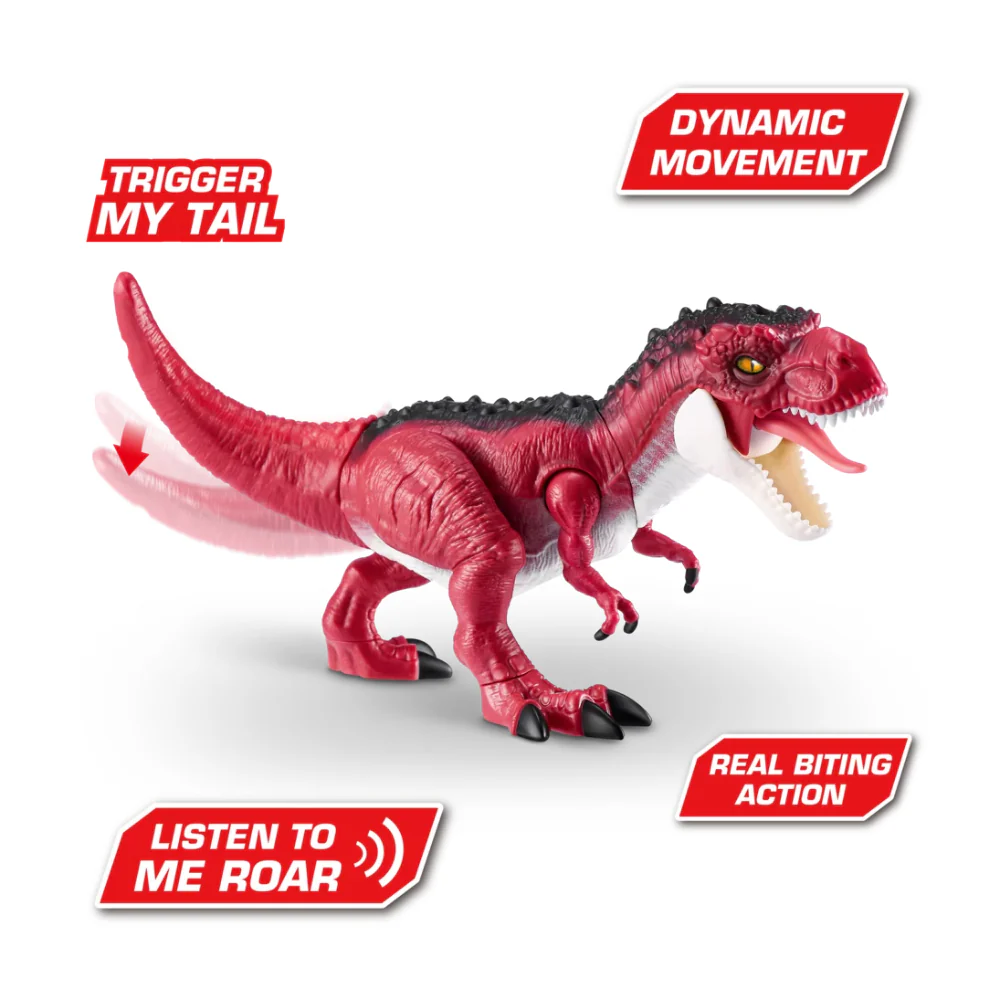 Robo Alive Dino Action 3-Pack Electronic Pets, Red/Blue/Green - Image 3