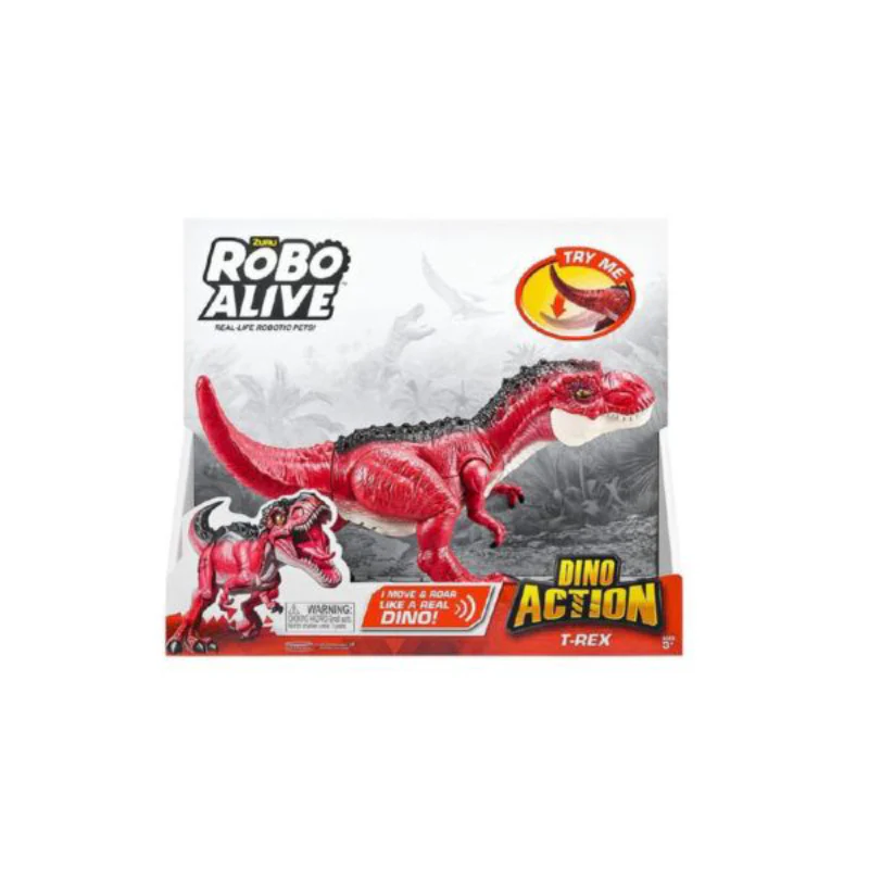 Robo Alive Dino Action Series 1 T-Rex Robotic Dinosaur Toy - Red - Image 2
