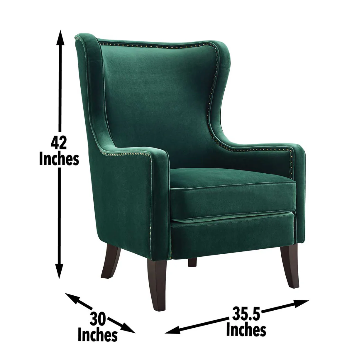 Rosco Velvet Accent Chair by Steve Silver Company - Image 5