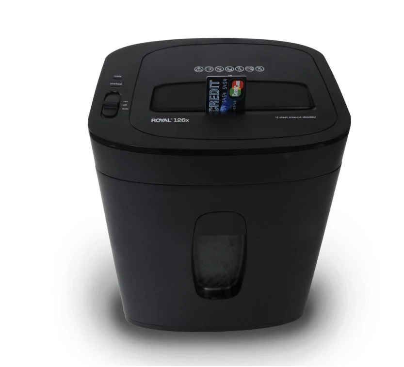 Royal 95001G 126X 12-Sheet Crosscut Shredder - Black - Image 5
