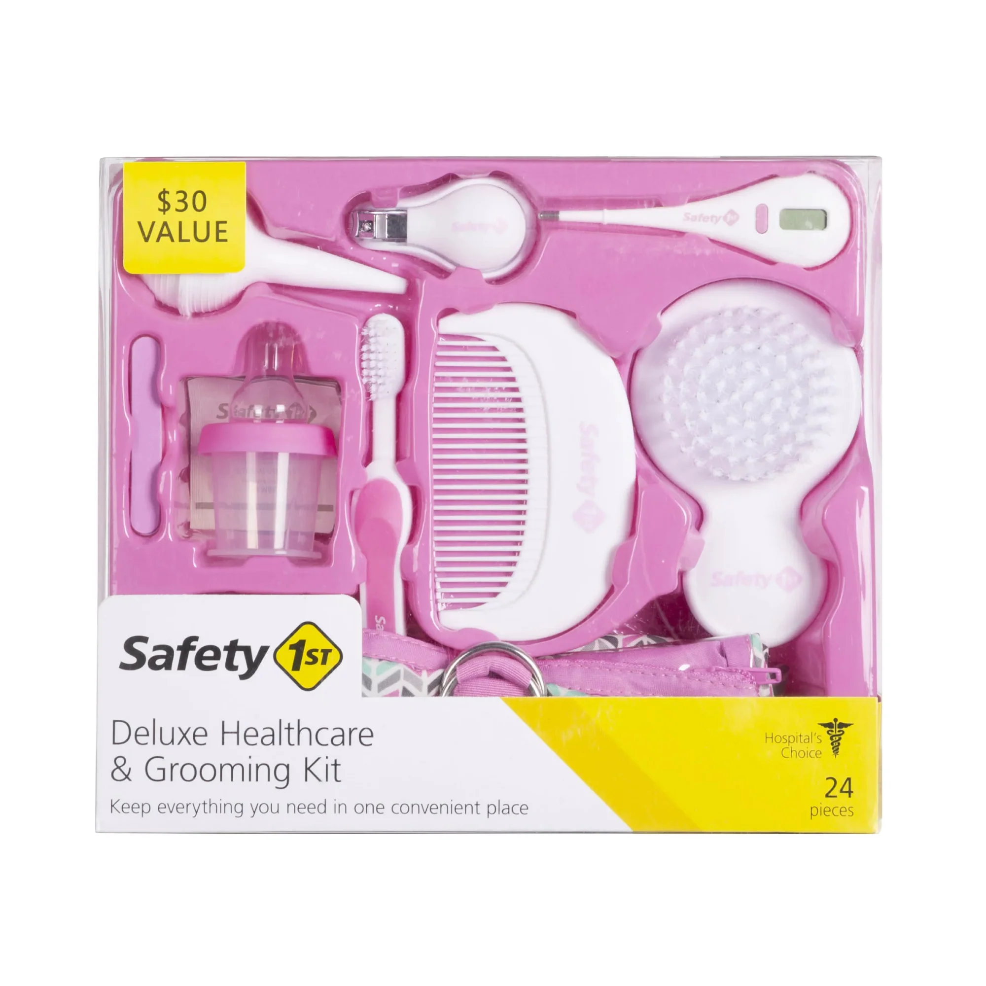 Safety 1st Deluxe Healthcare and Grooming Kit (24-Piece) - Pink - Image 5