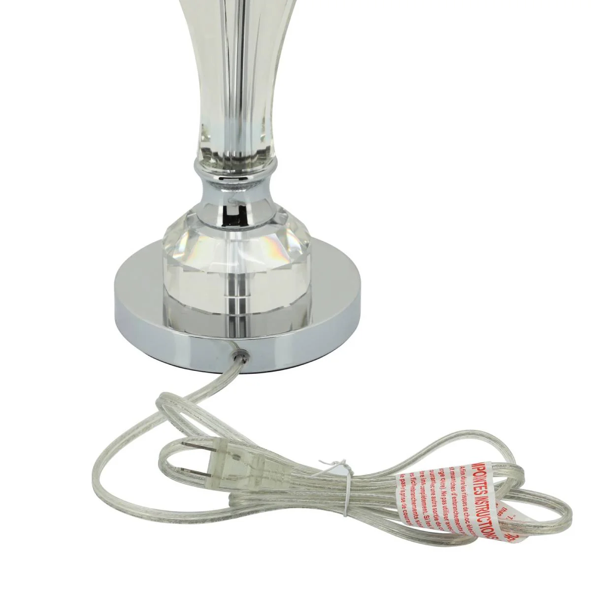 Sagebrook Home Neutral 23.75" Bulb Table Lamp - Clear - Image 4