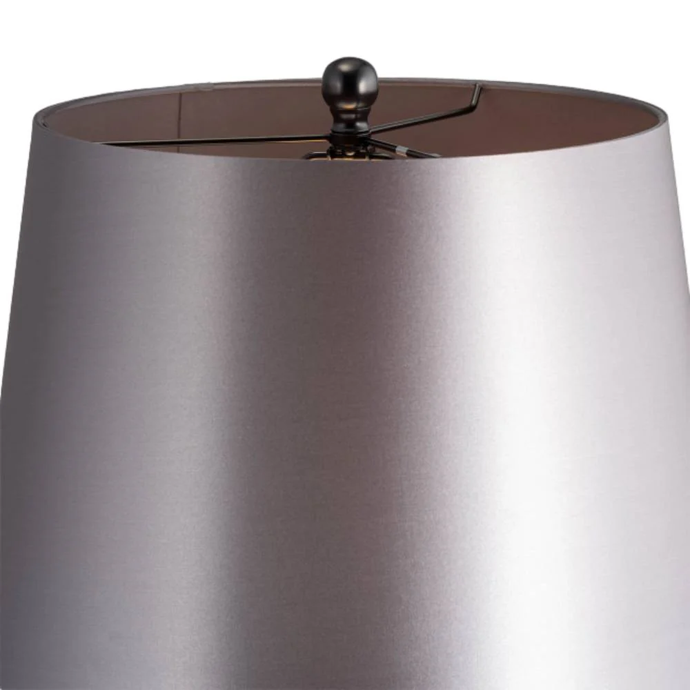 Sagebrook Ridged 27" Table Lamp - Silver - Image 4