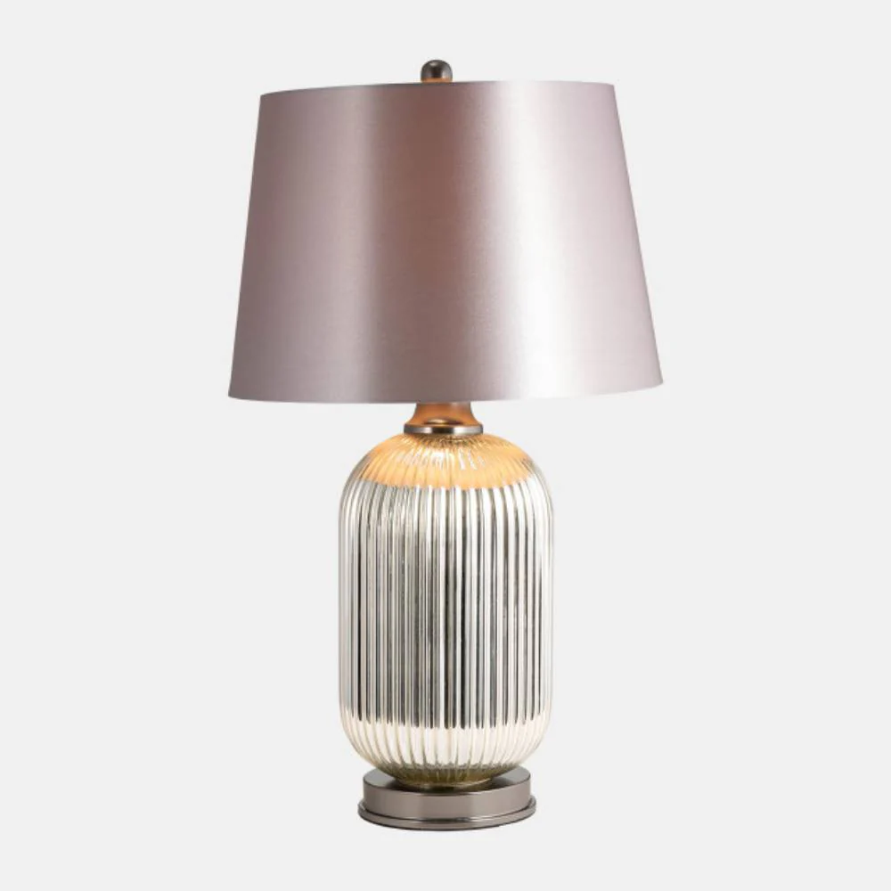 Sagebrook Ridged 27" Table Lamp - Silver - Image 8