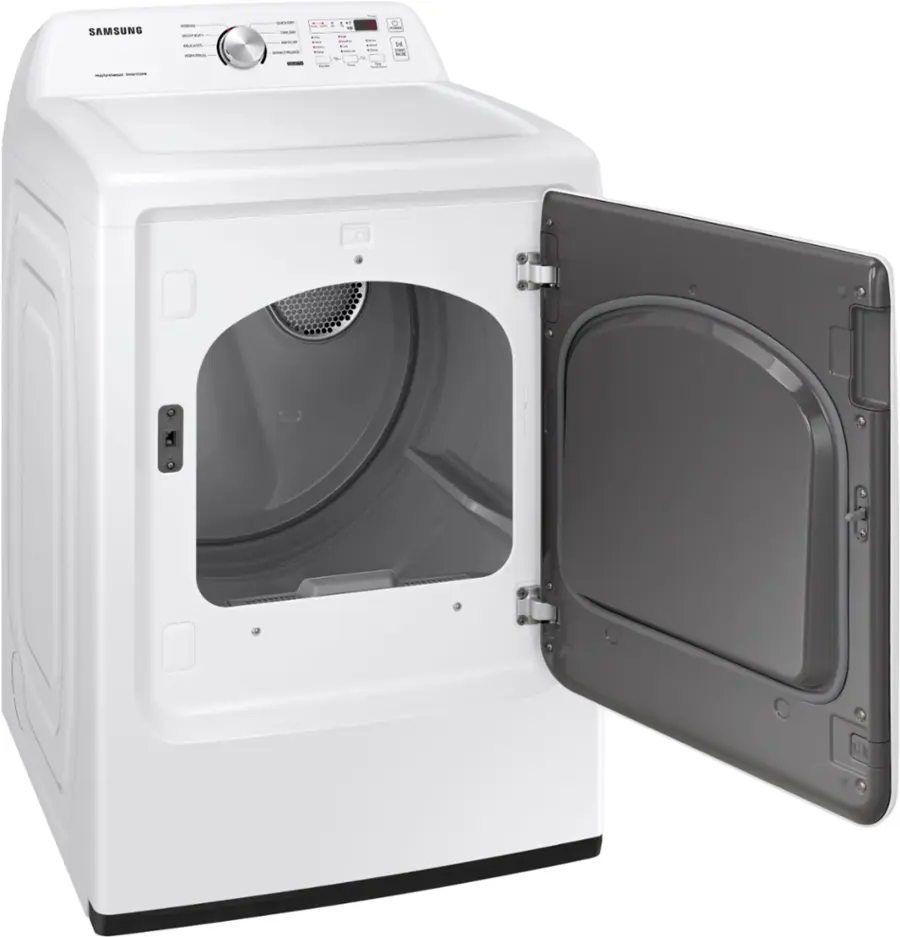 Samsung 7.2 Cu. Ft. Electric Dryer with Sensor Dry - White Model: DVE45T3200W - Image 5