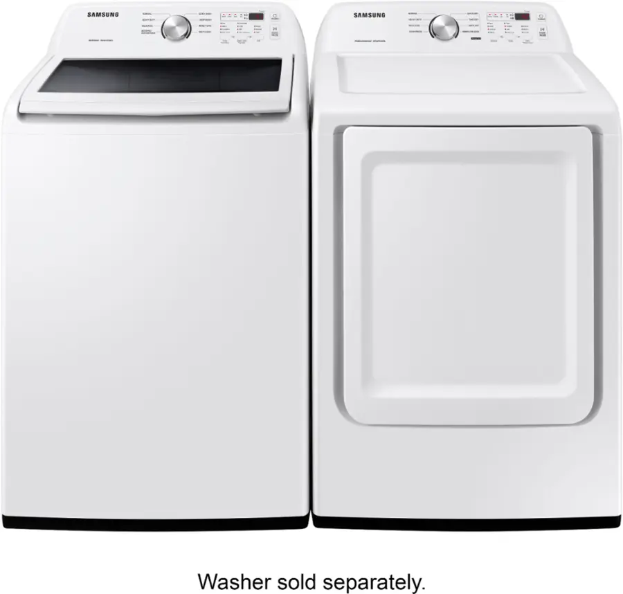 Samsung 7.2 Cu. Ft. Electric Dryer with Sensor Dry - White Model: DVE45T3200W - Image 6