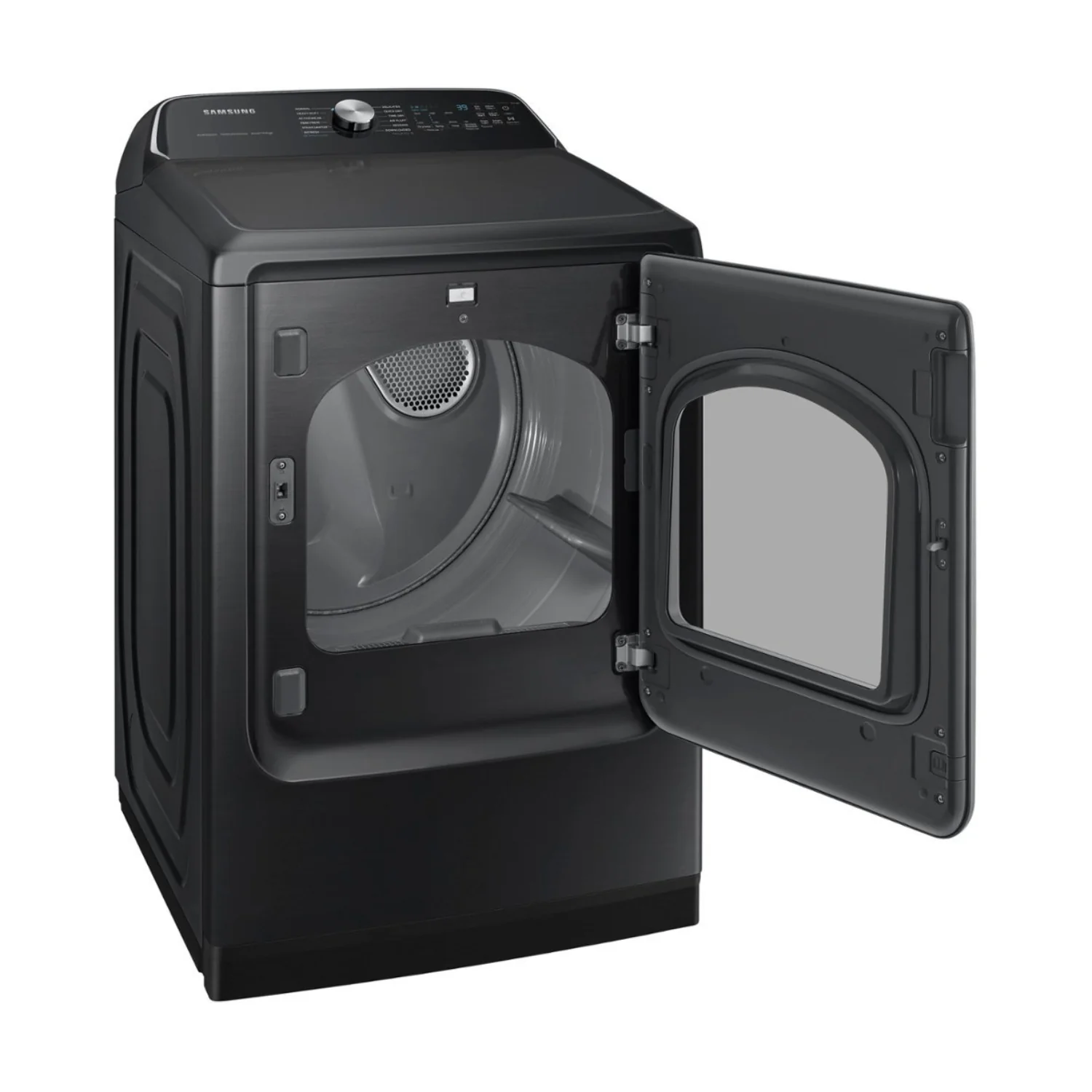 Samsung 7.4 cu. ft. Smart Front Load Gas Dryer with Steam Sanitize+ - Brushed Black - Image 4