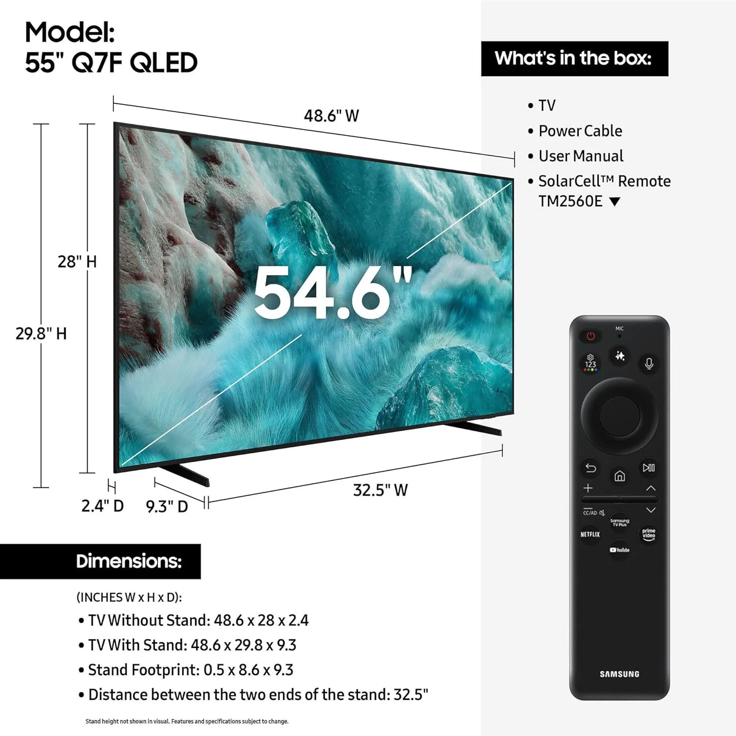 Samsung Class Q7F QLED UHD 4K Vision AI Smart Tizen TV - Image 6