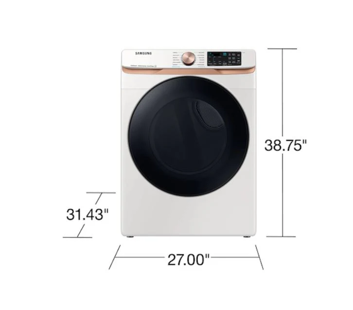 Samsung DVG50BG8300 7.5 Cu. Ft. Stackable Smart Gas Dryer with Steam and Sensor Dry - Image 12