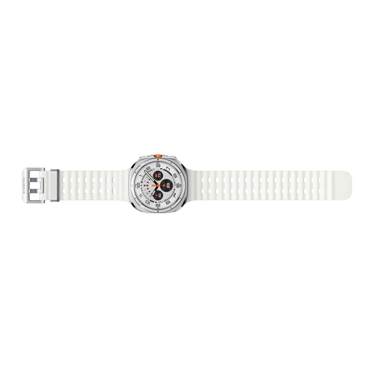 Samsung Galaxy Ultra Watch Titanium Case Smartwatch with White Band - LTE - Image 5