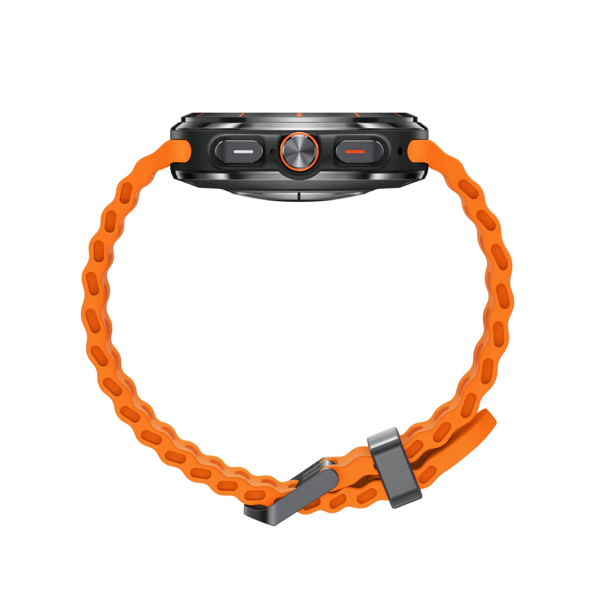 Samsung Galaxy Ultra Watch Titanium Case Smartwatch with Orange Band - LTE - Image 4
