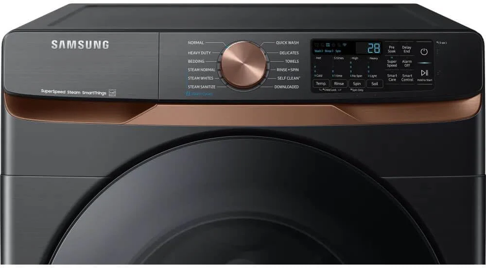 Samsung WF50BG8300 5.0 cu. ft. Smart Front Load Washer with Super Speed Wash and Steam - Image 4