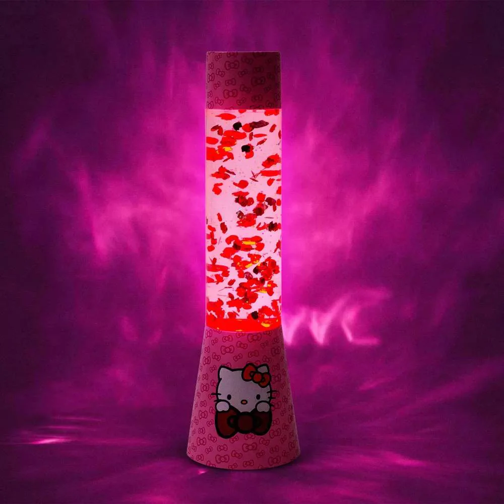 Sanrio Hello Kitty 12" Glitter Motion Mood Light - Pink - Image 6