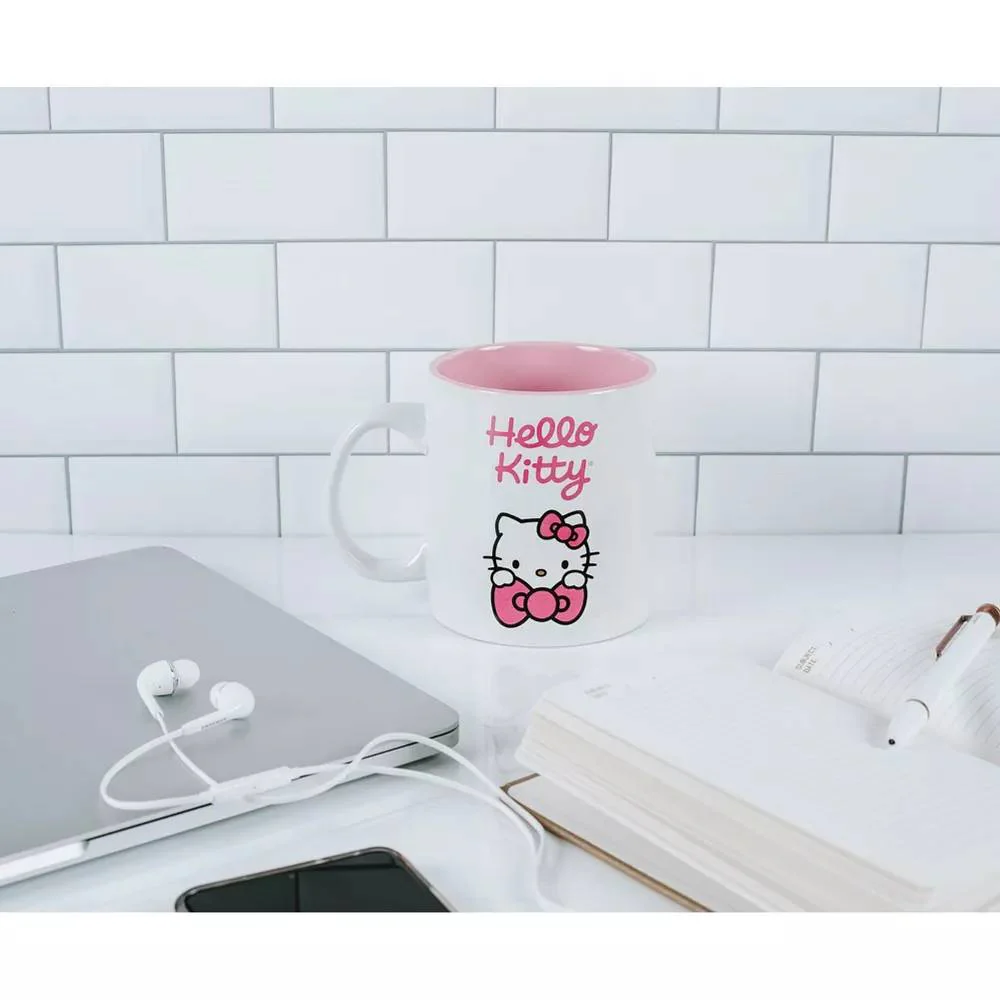 Sanrio Hello Kitty 20 oz Ceramic Mug - Pink - Image 2