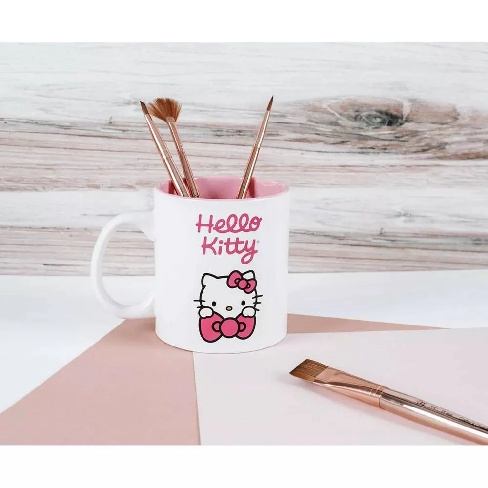 Sanrio Hello Kitty 20 oz Ceramic Mug - Pink - Image 4