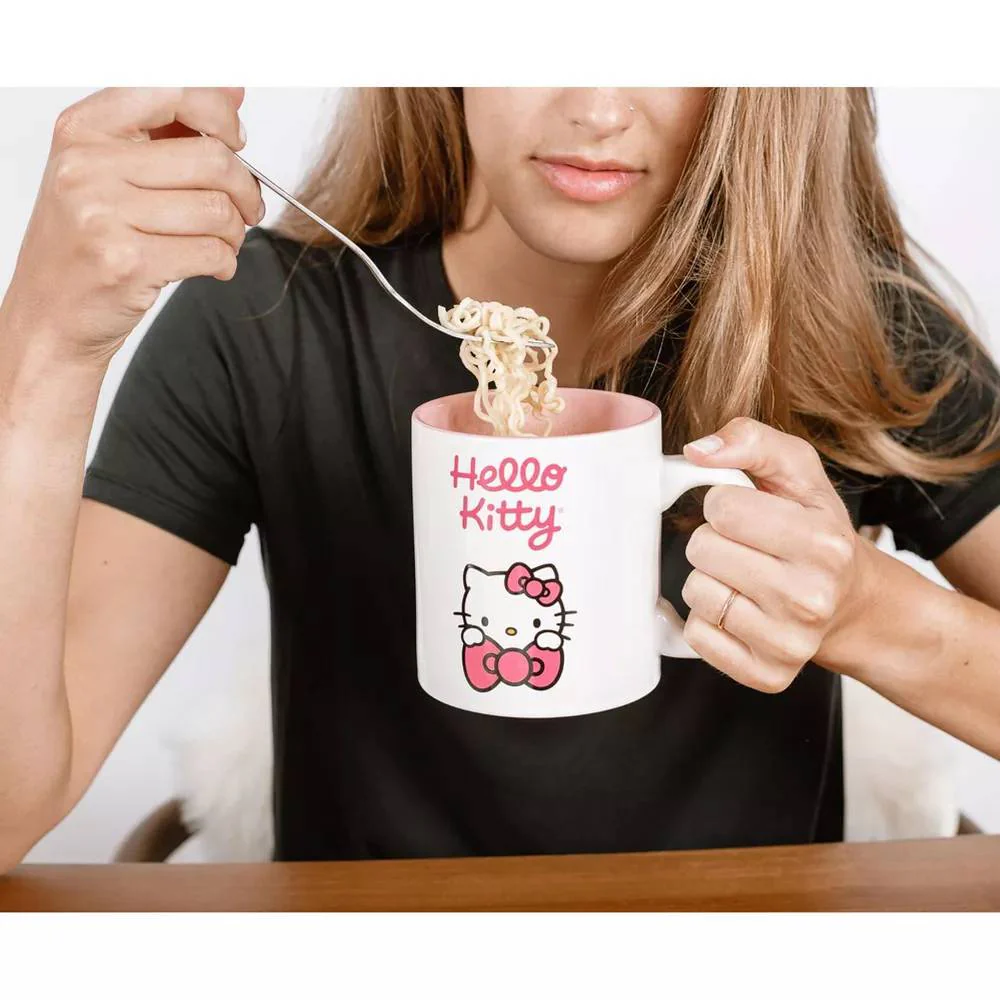 Sanrio Hello Kitty 20 oz Ceramic Mug - Pink - Image 6
