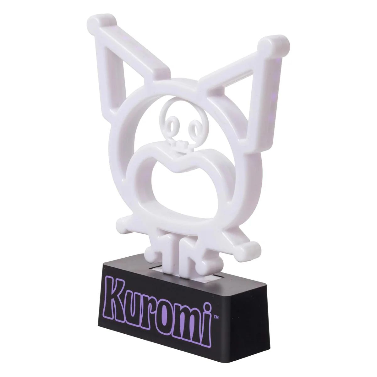 Sanrio Hello Kitty and Friends Kuromi Neon LED Lamp - White/Black - Image 3
