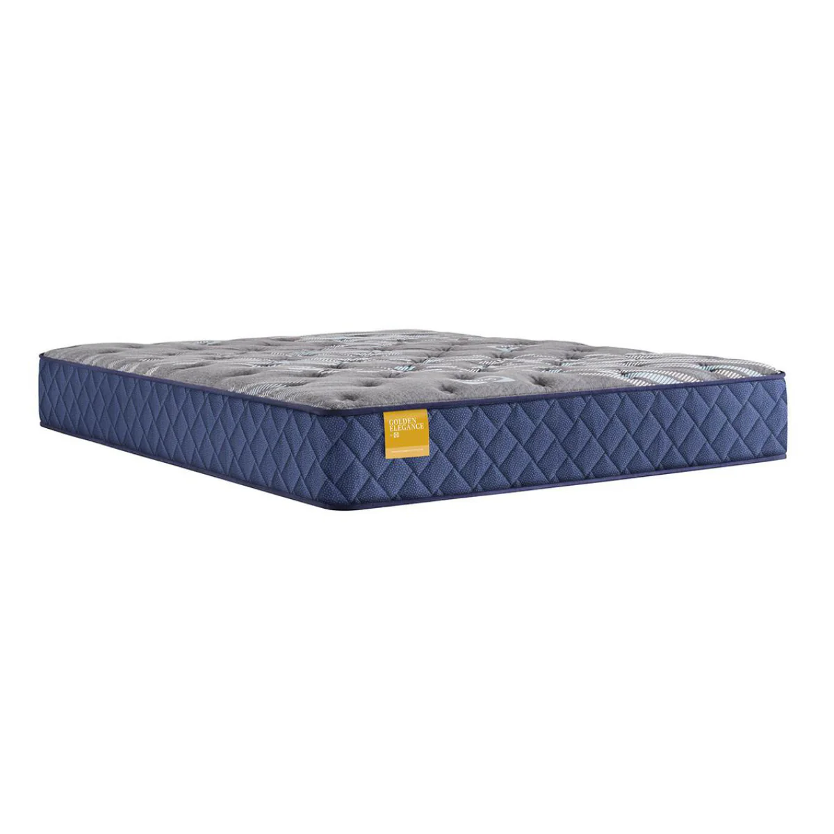 Sealy Featherton Spring Tight Top Firm King Size Mattress - Blue/Gray - Image 2
