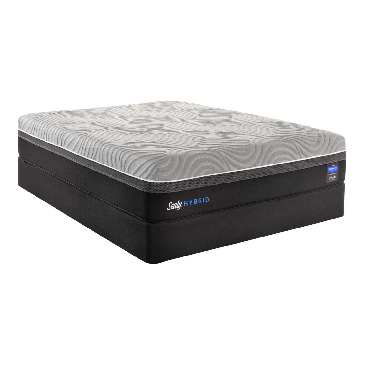 Sealy Hybrid Performance Z9 Copper II Firm Twin XL Mattress - Black/Gray - Image 3