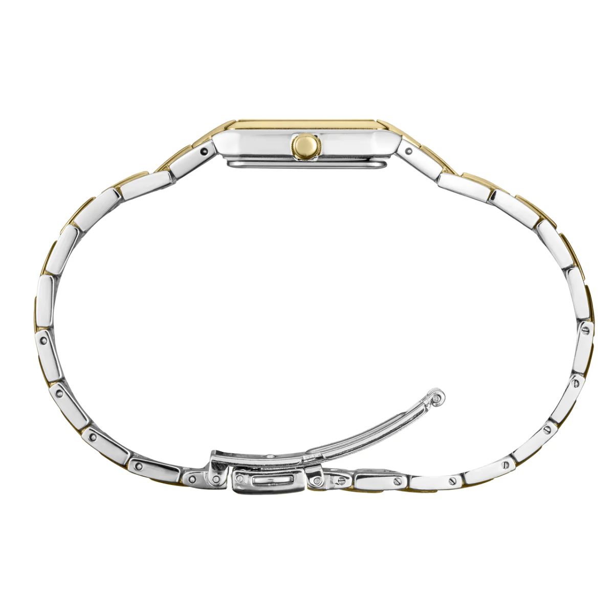 Seiko Essentials Women's 15.5mm Two-Tone Bracelet Watch - Black Dial - Image 2