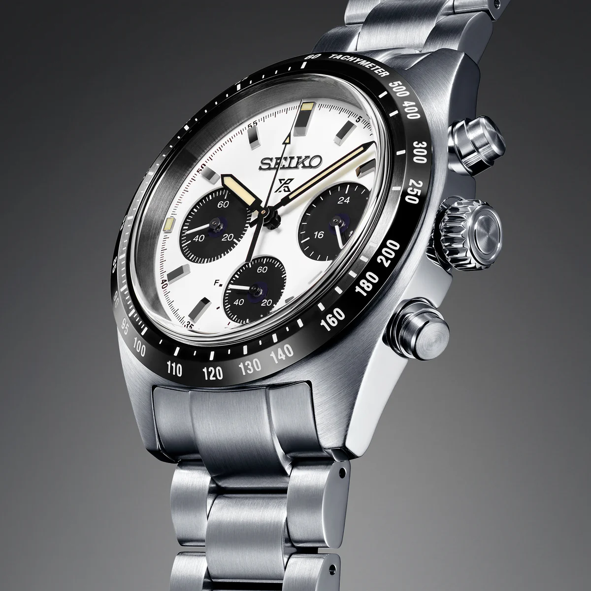 Seiko Prospex Men™ 39mm Silver-Tone Bracelet Watch - White Dial - Image 4