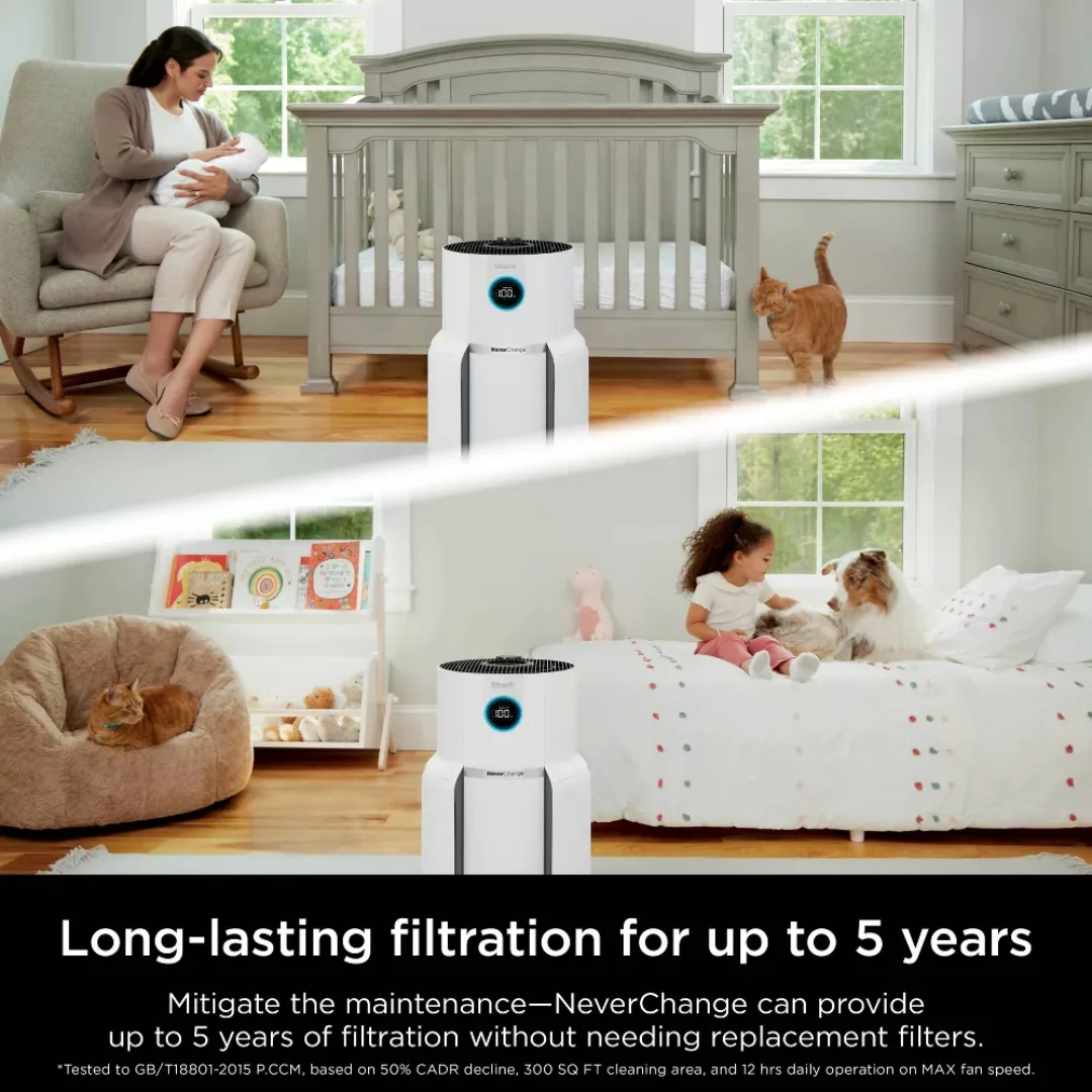 Shark - NeverChange Air Purifier MAX - White - Image 9
